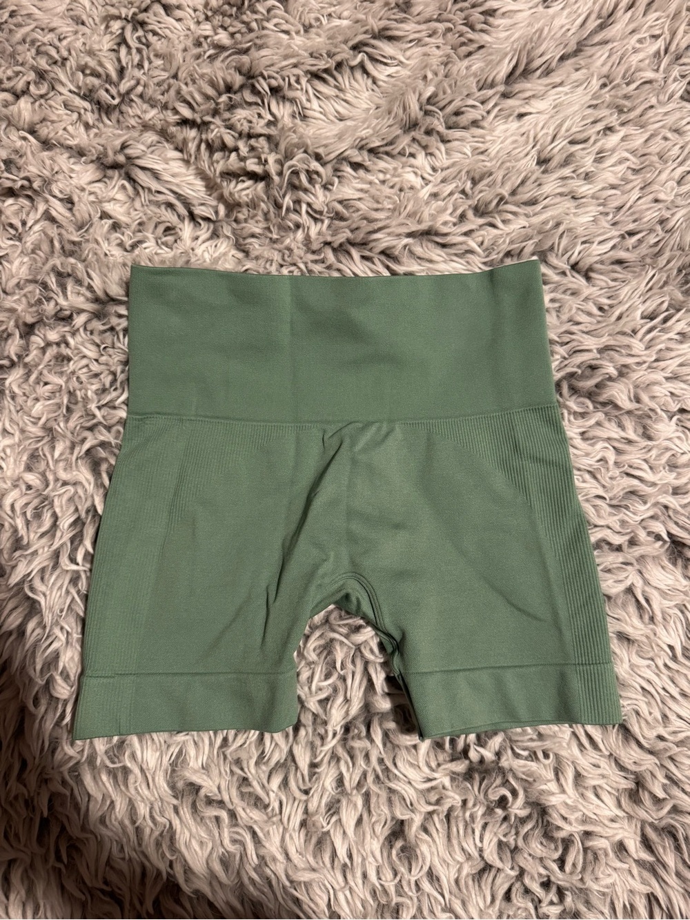 SET Active Olive High-Waist Seamless Bike Shorts